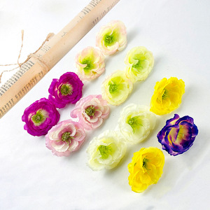 Simulated Lisianthus Flowers 9cm Fabric <b>Wedding</b> Decorations Home Decor <b>Props</b> - Product Image 3