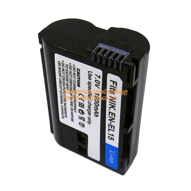 For Nikon D500 D600 D610 D7100 D7000 D800 D800E 1 V1 DSLR Camera MB-D11 MB-D12 MB-D14 MB-D15 EN-EL15 Battery