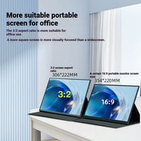 Nuevo Monitor Portátil OLED Tipo C de 14 Pulgadas, 2K, 60 Hz, Tiempo de Respuesta de 6 ms, 100% SRGB, IPS LED, Altavoz Integrado para Juegos, 2024