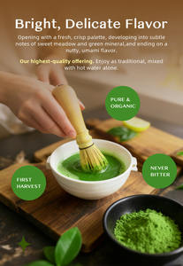 Poudre de matcha biologique 100% naturelle certifiée USDA, thé vert matcha, poudre de matcha cérémonielle - Product Image 4