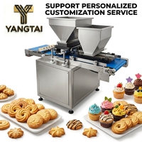 Machine à gâteaux et biscuits électrique ultime 400 kg/h. Système à double buse interchangeable pour usage en boulangerie, nouvelle solution tout-en-un pour le succès en usine
