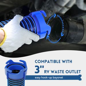 Kit de tuyau d'égout pour RV de 20 pieds, tuyau d'égout pour <span class=keywords><strong>camping</strong></span>-<span class=keywords><strong>car</strong></span> - Product Image 5