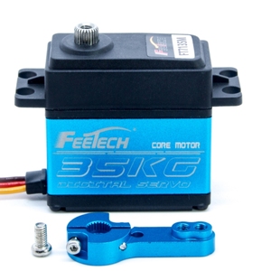 35kg mô-men xoắn cao servo kim loại bánh Kỹ Thuật Số động cơ thép không gỉ Robot tự làm RC điều khiển xe 180 độ góc cho <span class=keywords><strong>Arduino</strong></span> servo - Product Image 1