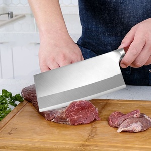 Mango de madera rojo duradero, hoja de acero inoxidable, <span class=keywords><strong>cuchillo</strong></span> de carnicero chino <span class=keywords><strong>para</strong></span> cortar huesos de <span class=keywords><strong>pollo</strong></span> - Product Image 4