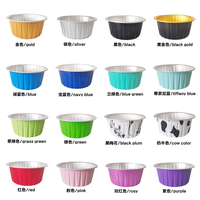 Offre Spéciale – Bol à Pudding Coloré 125 ml en PP Écologique de Qualité Alimentaire avec Couvercle en Aluminium, Idéal pour la Cuisson au Four