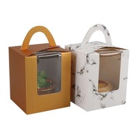 Maßgefertigte Kuchenverpackungsbox Recycelbare Faltbare Papierbox Akzeptiert OEM-Logodruck für Backwaren