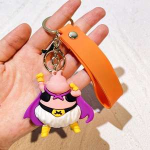 بيع بالجملة رائع سلاسل المفاتيح البلاستيكية ثلاثية الأبعاد الكرتون التنين أنيمي قلادة لتزيين حقيبة ظهر السيارة الرئيسية - Product Image 6