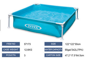 <span class=keywords><strong>Piscina</strong></span> <span class=keywords><strong>INTEX</strong></span> 57173 Azul <span class=keywords><strong>Easy</strong></span> <span class=keywords><strong>Set</strong></span>, Mini <span class=keywords><strong>Piscina</strong></span> con Marco, <span class=keywords><strong>Piscina</strong></span> Elevada para Niños, <span class=keywords><strong>Piscina</strong></span> Infantil para Exteriores - Product Image 2