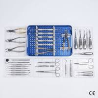 Ensemble d'instruments dentaires vétérinaires CE ISO, kit complet de chirurgie dentaire pour petits animaux, kit d'extraction dentaire de qualité supérieure