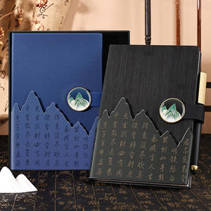 Cuaderno Popular diario de estilo chino con bonita banda <span class=keywords><strong>para</strong></span> el vientre portalápices A5 libro de notas de tapa dura de cuero <span class=keywords><strong>para</strong></span> regalos corporativos - Product Image 2