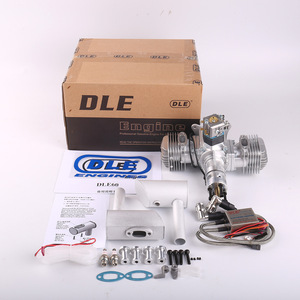 Hot DLE60 Electric Aviation Static <b>Model</b> <b>Engine</b> Two-cylinder Two-stroke Side Exhaust Natural Air Cooled Hand Start 60CC - Product Image 6