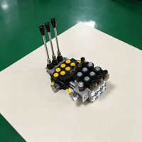 Vanne de commande directionnelle hydraulique pilotée par joystick, 4 voies, pour excavatrice, chargeuse forestière, OEM, directement de l'usine
