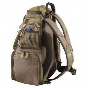 Muestra gratuita: Mochila portacanales de pesca resistente, portátil, lavable, con correas ajustables y cómodas para el hombro. - Product Image 4