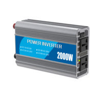 Convertisseur d'énergie à onde sinusoïdale modifiée monophasé 12V CC vers 110V/220V CA 2000W pour usage automobile et domestique - Prix de gros