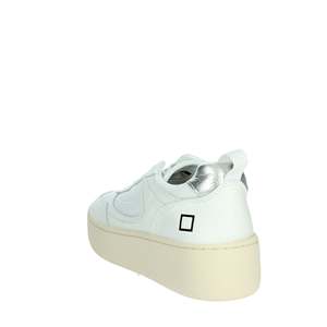 D.A.T.E. Zapatillas Deportivas Blancas para Mujer W401-SE-DR-WS, Zapatos de Lona a la Moda - Product Image 2