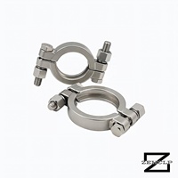 Raccord Sanitaire Tri-Clamp en Acier Inoxydable 304, Double Boulon, Poli Miroir, Haute Pression, 2,75 Pouces, Qualité Alimentaire, OEM, pour Laiterie et Brasserie