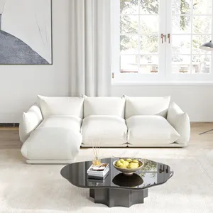 ATUNUS Beige arflex Mario Marenco Modern Living Room Furniture White Modular Sectional Sofa Set Comfy 1 2 3 4 Seater couch