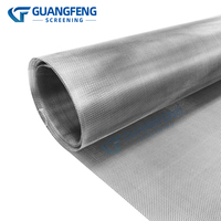 Guangfeng OEM 20 30 50 100 200 300 400 500 1000 Micron 304 316 316L Tamis filtrant en treillis métallique en acier inoxydable, Tamis vibrant
