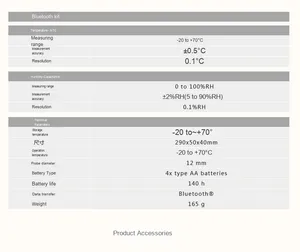 Medidor de Temperatura y Humedad Testo 440 de Alta Precisión |   Instrumentos de Medición Electrónicos Multifuncionales Industriales para Condensadores de Película - Product Image 5