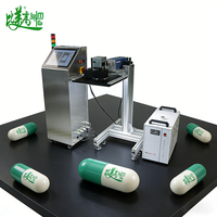 Machine de marquage laser UV automatique pour capsules - Positionnement par vision, impression en lot haute vitesse de logo/date