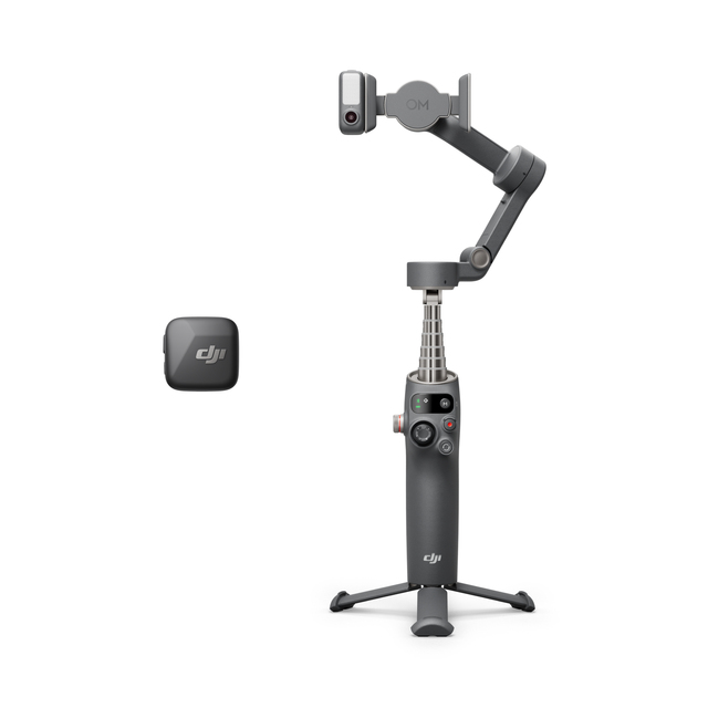 Original Brand Osmo Mobile 7P Vlog Combo 3-Axis Stabilization Handheld Gimbal Stabilizer Built-In Rod Extension for Vlog Phone