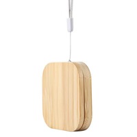 Câble de données en bambou 6-en-1 avec boîte de rangement, adaptateur de charge rapide 60W, design en bois blanc pour téléphones mobiles - Vente transfrontalière