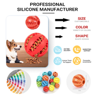 Jouets à mâcher interactifs en caoutchouc souple et durable pour chiots et chats, jouets de mouvement pour animaux de compagnie, jouets à mâcher en caoutchouc pour le nettoyage des dents des chiens, OEM ODM