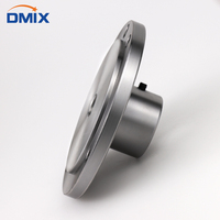 DMIX 200mm Flange de montage d'axe robuste épaissie 45 #   Plaque de transition personnalisée en acier au carbone poli compatible avec le tour CNC