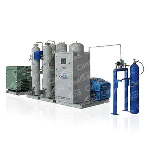 99.5% purity high flow hospital medical psa oxigen generators supplier CANGAS oxygen cylinder filling plant