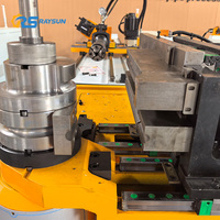 Cintreuse de tubes en acier et aluminium de précision à 5 axes avancée RS-38CNC-5A-2S, machine de cintrage de tubes CNC pour le façonnage de quincaillerie sur mesure