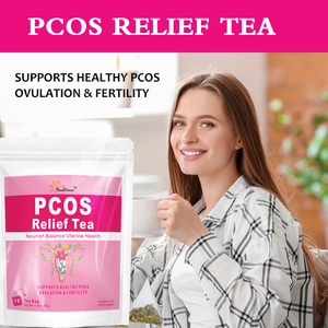 Thé OEM/ODM pour le soulagement du syndrome des ovaires polykystiques (SOPK) - Aide à l'équilibre hormonal et à la régulation du cycle menstruel avec des herbes biologiques, soutien à la fertilité, 15 sachets - Product Image 3