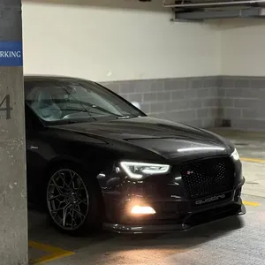 ลิ้นกันชนหน้ารถยนต์แบบสากลสำหรับ A5 S5 A6 A7 ซีดาน สปอยเลอร์ดิฟฟิวเซอร์ ชุดแต่งภายนอก อุปกรณ์ตกแต่งภายนอก - Product Image 4