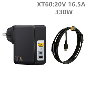 Adaptateur secteur de remplacement d'origine, type C USB, 330 W, alimentation à charge rapide Gan, 300 W, 20 V, 16,5 A, <span class=keywords><strong>chargeur</strong></span> pour ordinateur portable <span class=keywords><strong>Lenovo</strong></span> Y9000p - Product Image 1