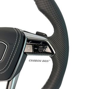 Vente directe d'usine carbone noir de haute qualité pour <span class=keywords><strong>Audi</strong></span> <span class=keywords><strong>Q</strong></span> C8 A1 A3 A4 A5 A6 A7 A8 B6 B7 B8 B9 C6 C7 TT R8 Volant de voiture - Product Image 3