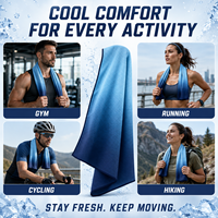 Serviette de sport à séchage rapide en microfibre, absorbant la transpiration, pour la gym, le fitness et l'entraînement, pour hommes et femmes