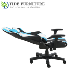 <span class=keywords><strong>Chaise</strong></span> de bureau ergonomique blanche et bleue, vente en gros directe d'usine, <span class=keywords><strong>chaise</strong></span> de jeu <span class=keywords><strong>noble</strong></span> - Product Image 2