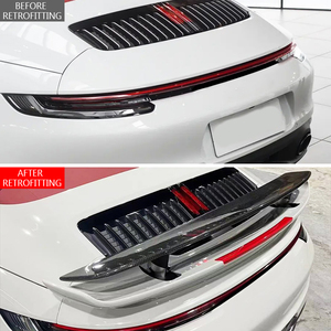 Kit de modification du panneau décoratif arrière 2019-2025, aspect sportif en fibre de carbone pour 911 992 TurboS - Product Image 2