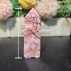 Torre di Agata Messicana a Punta Terminata con <span class=keywords><strong>Geode</strong></span>, <span class=keywords><strong>Pietra</strong></span> Energetica, Artigianato in Cristallo per Reiki o Regali - Vendita all'Ingrosso - Product Image 4