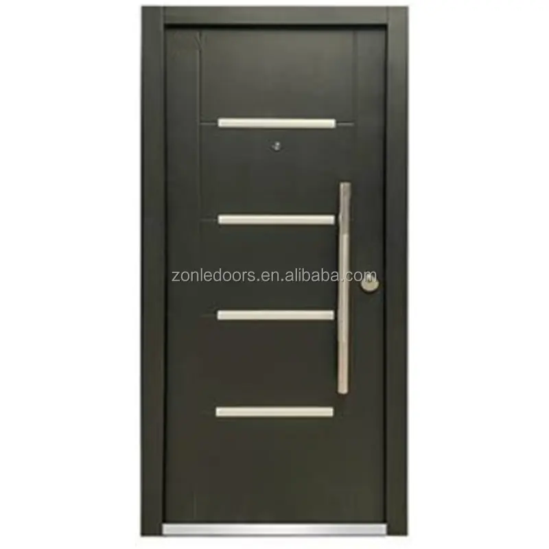 Security Steel Entry Door Exterior Best Price Europe With Aluminium Strip Main Entrance Door Others Doors