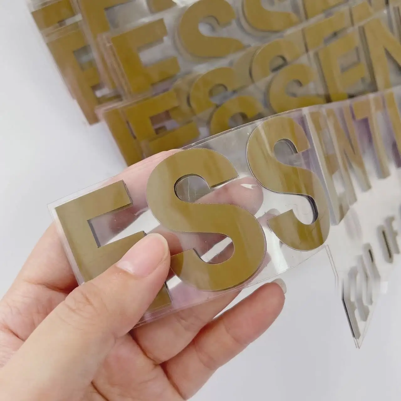 맞춤형 브랜드 실리콘 로고 3D 실리콘 열 전달 인쇄 다리미 옷 전송