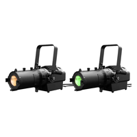 Sortie d'usine 100W bicolore Cob Led Zoom scène ellipsoïdale théâtre lumières luminaire profil projecteur
