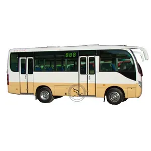 China supplier sale 4X2 7m cng mini bus dongfeng