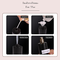Flacon pulvérisateur en verre pour parfum, flacons atomiseurs de parfum de voyage rechargeables, flacon atomiseur de Cologne portable noir vide