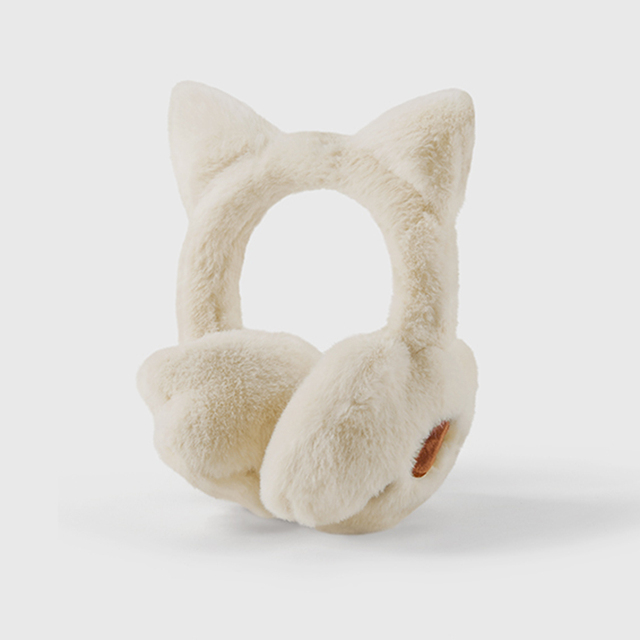 Winter Plush Foldable Earmuffs | 100% Polyester Warm Cold Proof Outdoor Ear Muffs for Women