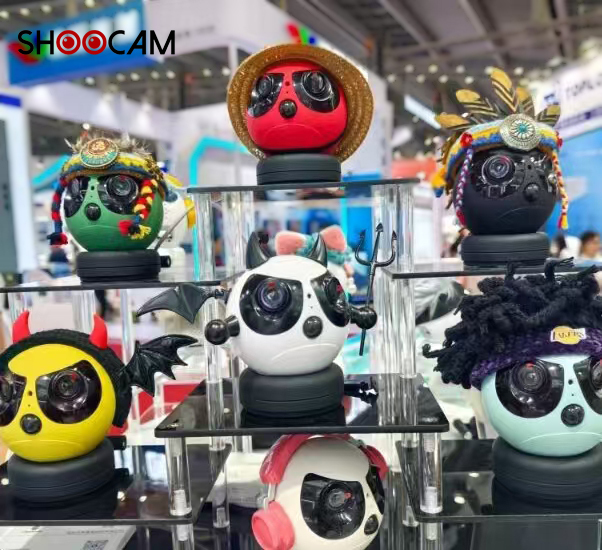 Shoocam Cartoon Dual Lens 4MP CMOS Sensor Battery Wireless 4G GSM LTE Camera with PIR Alert for Outdoor Surveillance