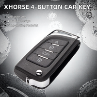 Clé de voiture universelle pliable Xhorse XKM800EN version anglaise, 4 boutons, style couteau, accessoires auto pour outils VVDI2