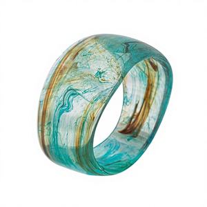 Modernas Pulseras de Resina Ecológicas, Hechas a Mano, Joyería Tradicional para Mujer, Elegantes, Duraderas y de Calidad de Exportación - Product Image 1