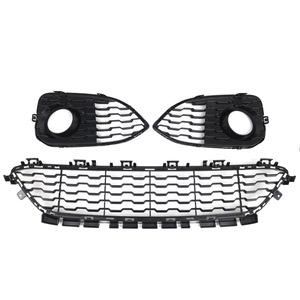 Grille inférieure du pare-chocs avant et enjoliveurs de phares antibrouillard pour BMW Série 1 F20 Sport 2015 2017 ABS Neuf - Product Image 2
