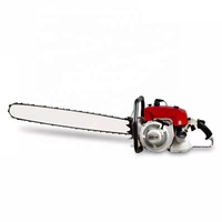 Tronçonneuse à essence pour la lutte contre les incendies 4,8 kW, deux temps, sécurisée, pour l'abattage d'arbres, outil de jardinage, OEM, bricolage, guide-chaîne de 42 pouces, réservoir de 1200 ml