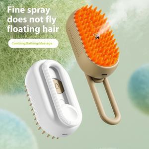 Pettine a Vapore 3 in 1 per Toelettatura e Massaggio del Pelo di Animali Domestici, Spazzola Multifunzione Autopulente con Spray per Cani e Gatti - Product Image 2